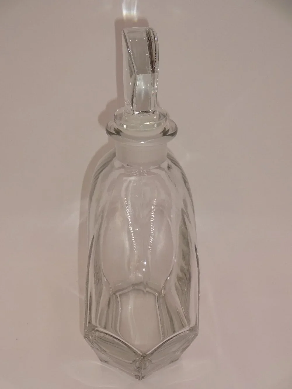 Vintage 1970s Luigi Bormioli Light & Music Crystal Decanter Etched Mallard Duck